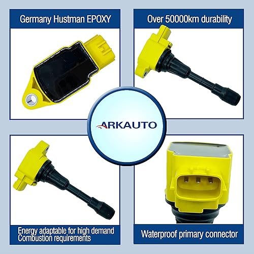 Miniatura 2 de Bobina de encendido ARKAUTO de alto rendimiento 22448-EY00A 22448EY00A UF-617 UF617 C1731 para Nissan 370Z Infiniti EX37 FX37 G37 G37S M37 Q50 Q60