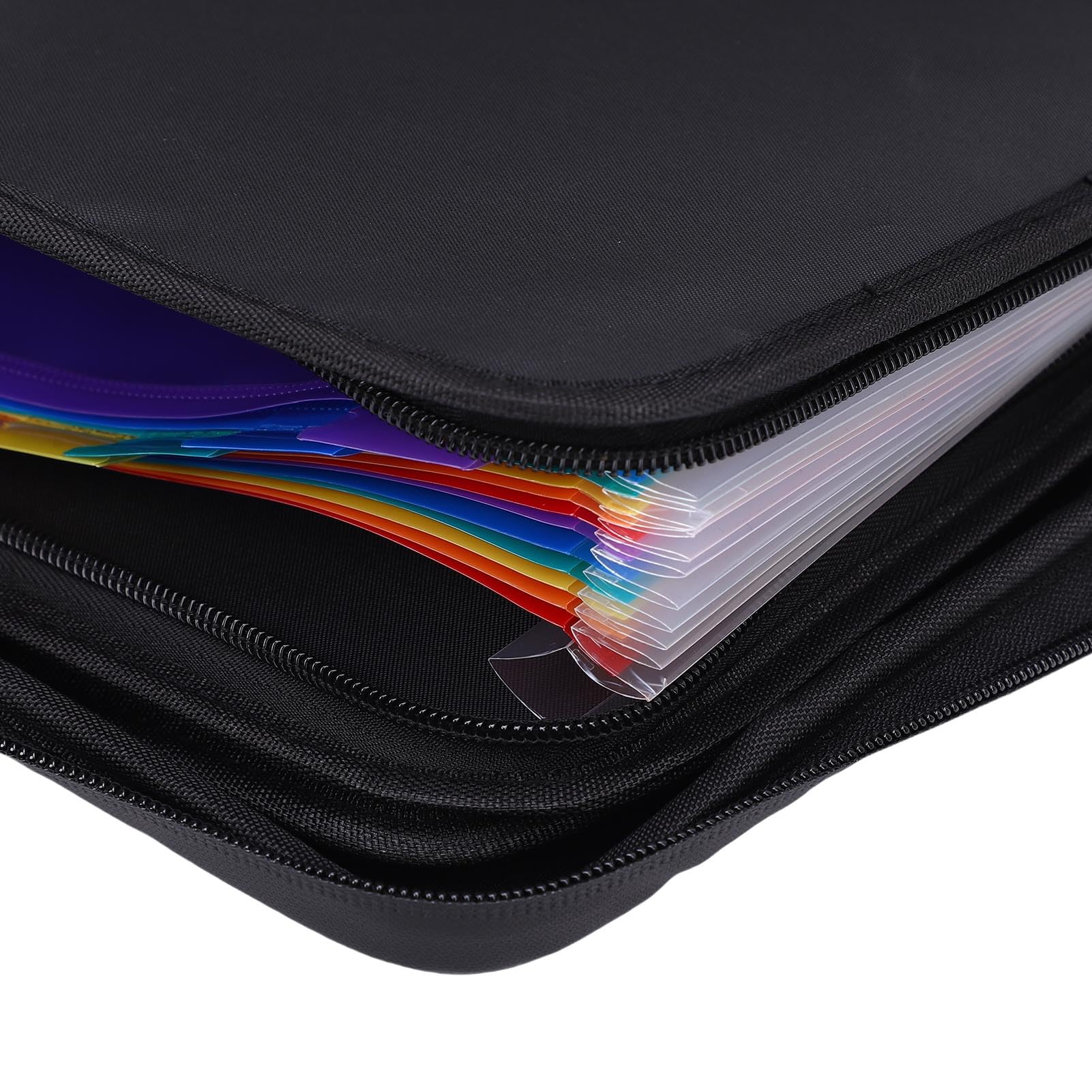 GOWENIC Scatola Portadocumenti Ignifuga con Guscio Rigido |Organizzatore di File con Chiusura con Portafoglio a 13 Tasche per Ricevute Cartacee in Formato Lettera per l'ufficio Domestico