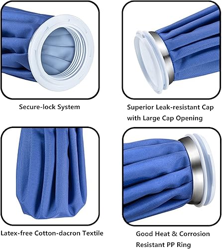 Miniatura 4 de Paquetes de 3 bolsas de hielo  Paquetes reutilizables para frío y calor en 3 tamaños (6911 pulgadas)