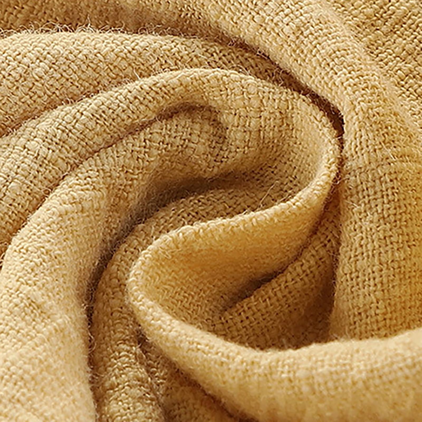 Confezione da 4 pantaloncini estivi in cotone e lino, con elastico in vita, casual, leggeri, per bambini e ragazzi