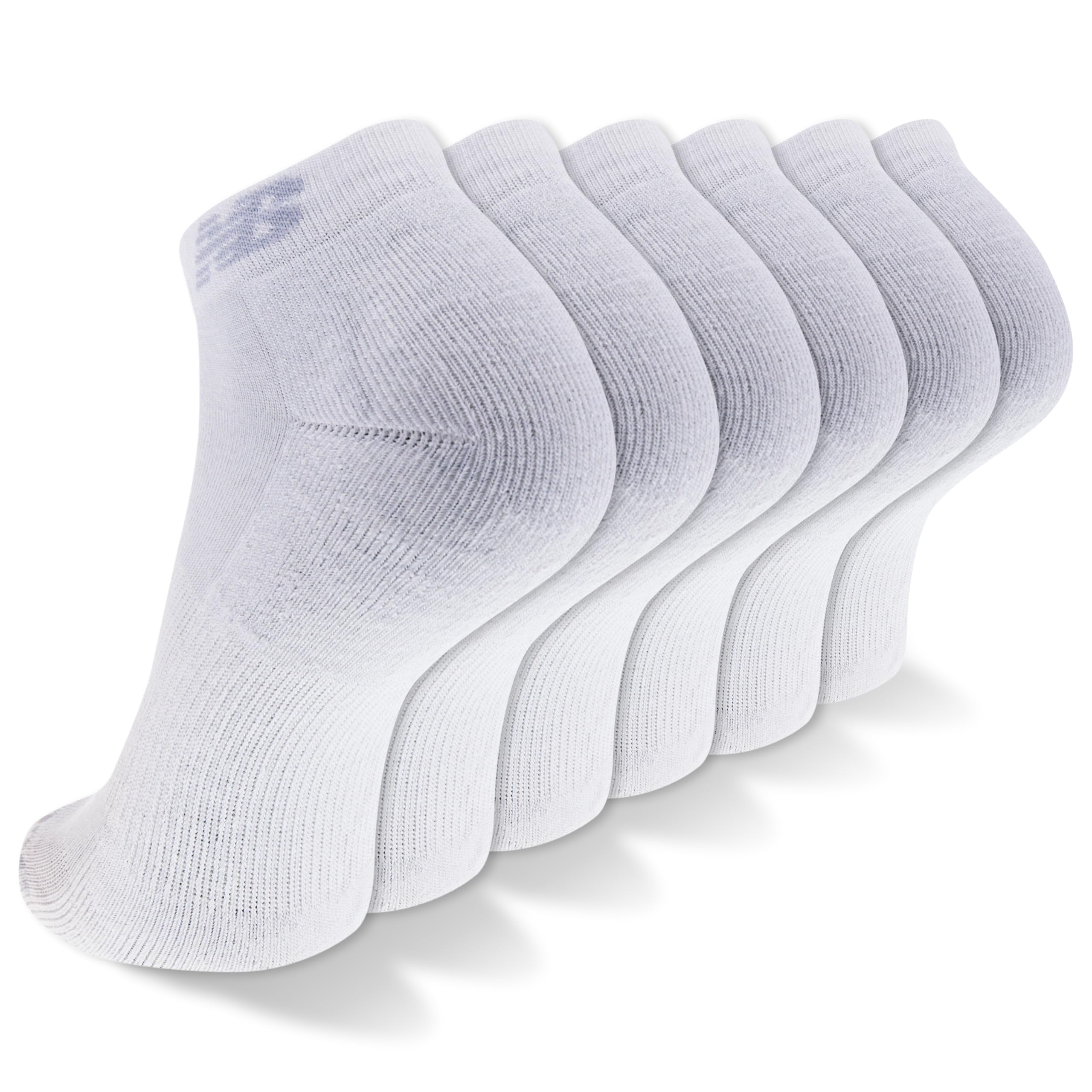 New Balance Women's Performance Cushioned Low Cut Socks - 6 & 12 Pairs - Moisture Wicking Low Cut 6 Pair