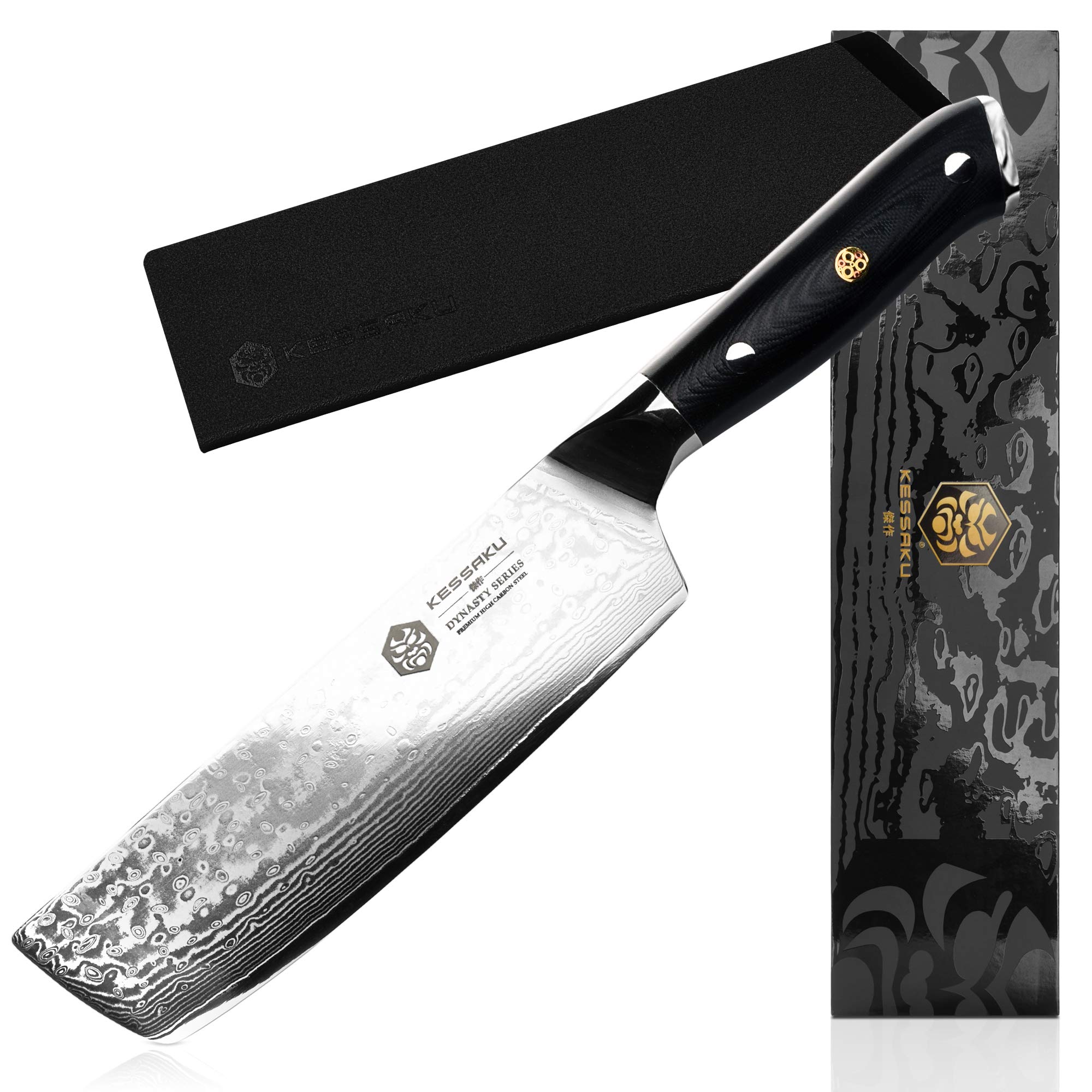 Buy Kessaku 7Inch Nakiri Vegetable Cleaver Knife Dynasty Series