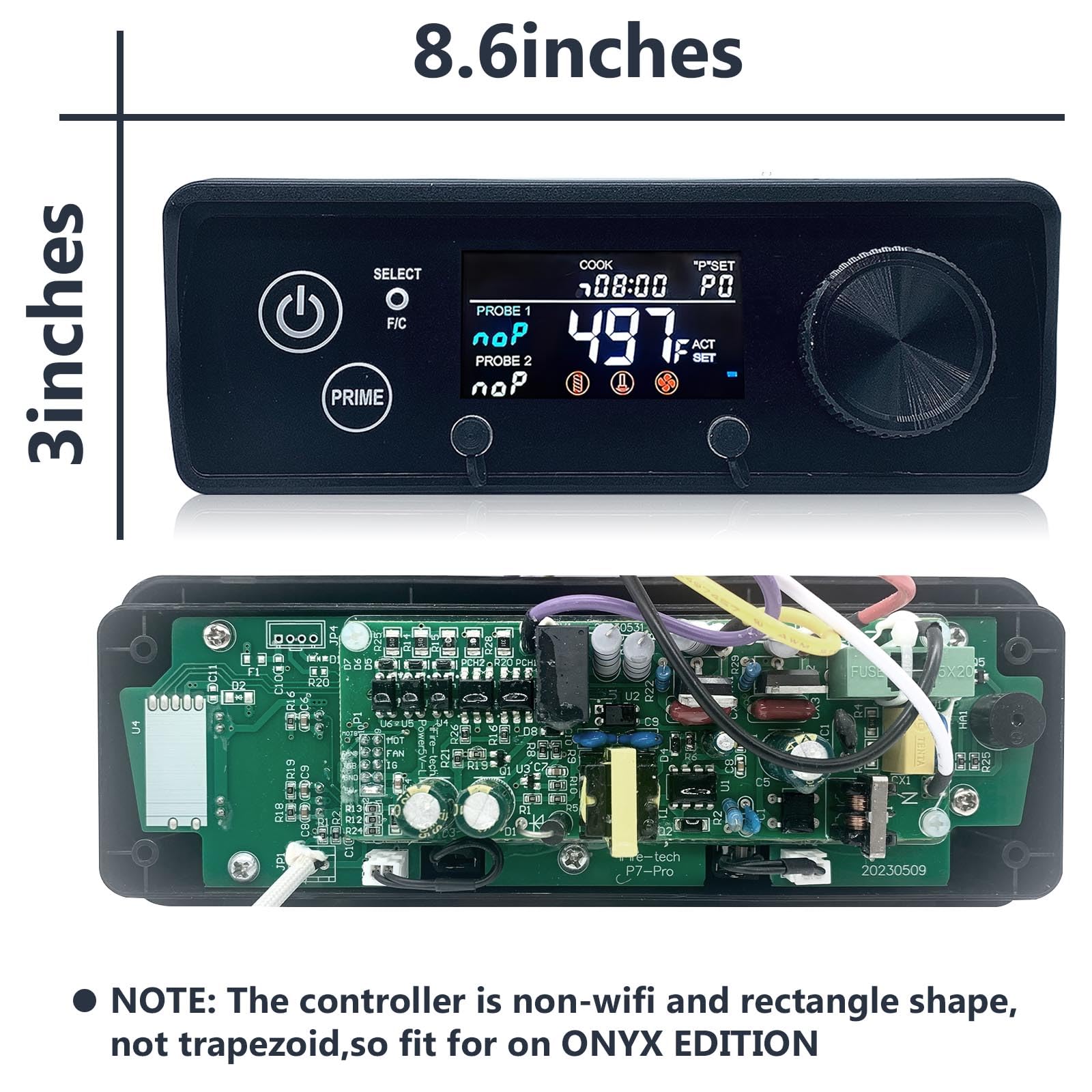 Pit Boss Pellet Grill Parts PID Rectangular Digital Control Panel