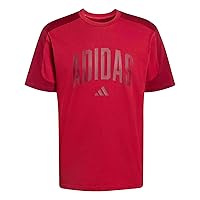 adidas Homme Collegiate T-Shirt, Active Maroon/Collegiate Burgundy