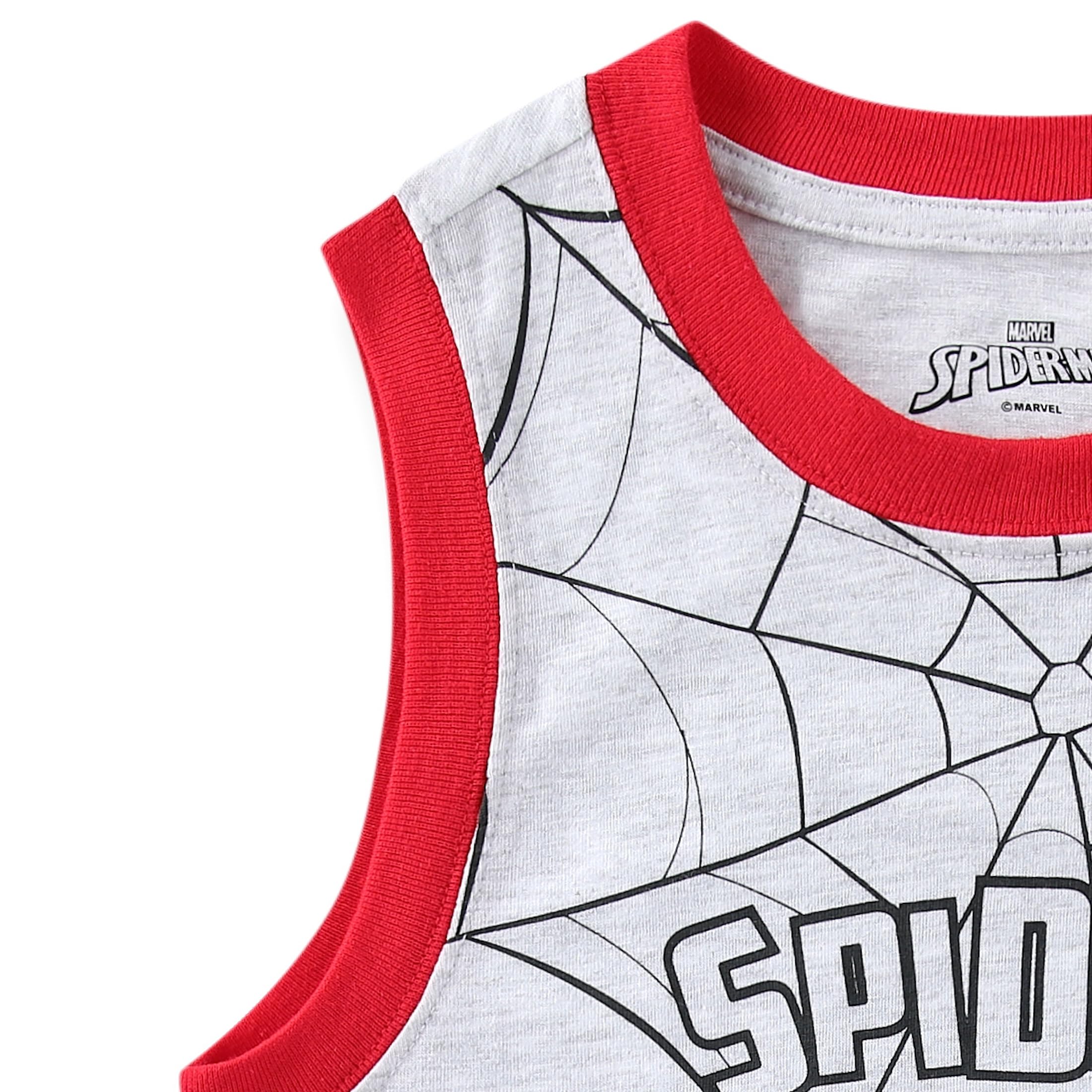Spiderman Marvel - Juego de 2 Camisetas sin Mangas para niños - Rojo - 3 años