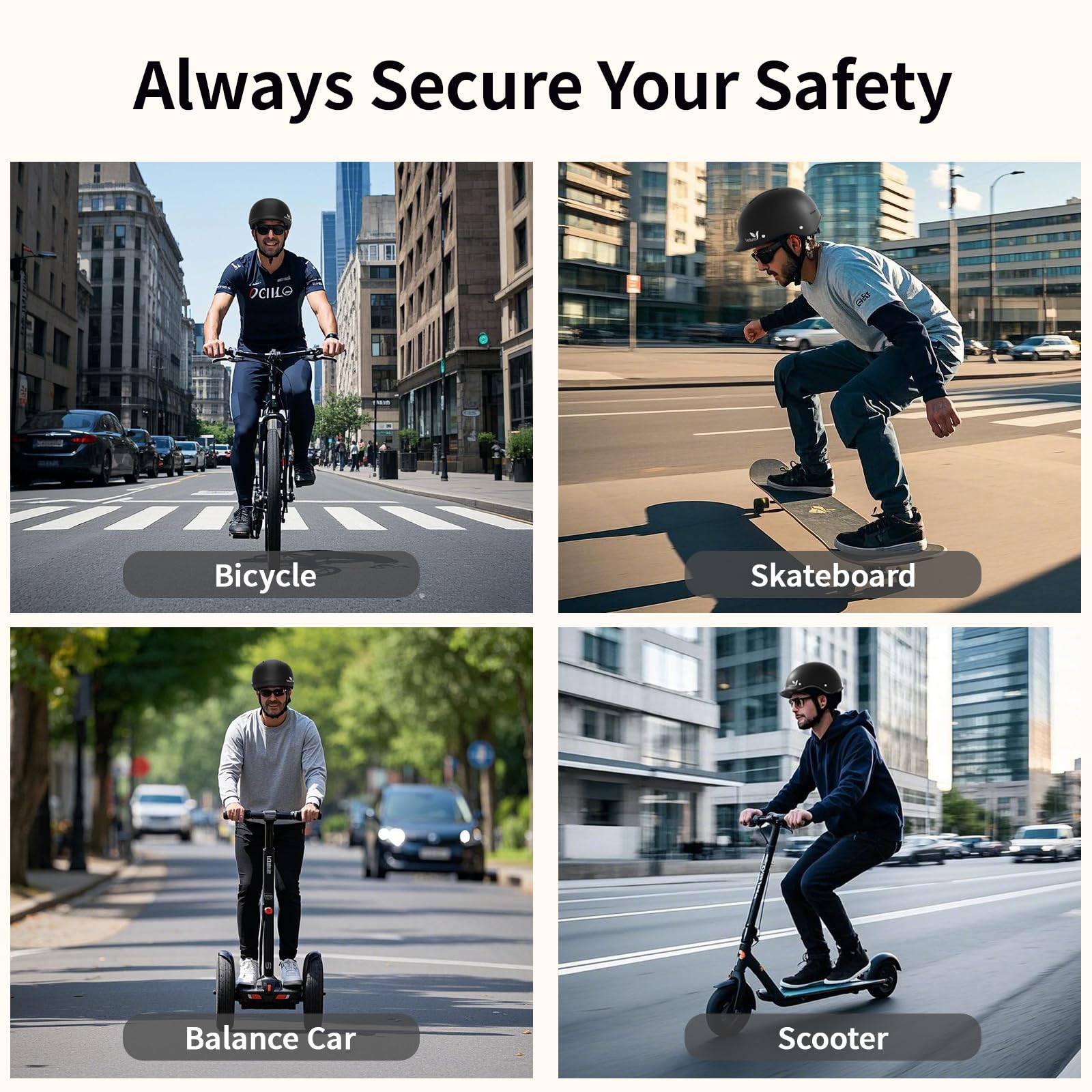 Casco de bicicleta para adultos, casco de bicicleta ajustable para hombres y mujeres, casco de ciclismo con seguridad certificada para scooter, monopatín, bicicleta de montaña, bicicleta de 7