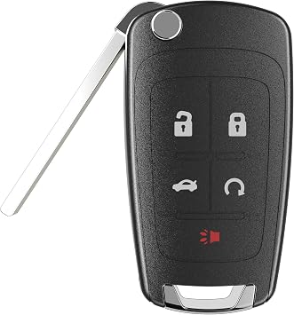 Flip Key Fob Compatible with Chevy Camaro Cruze Equinox Malibu OHT01060512