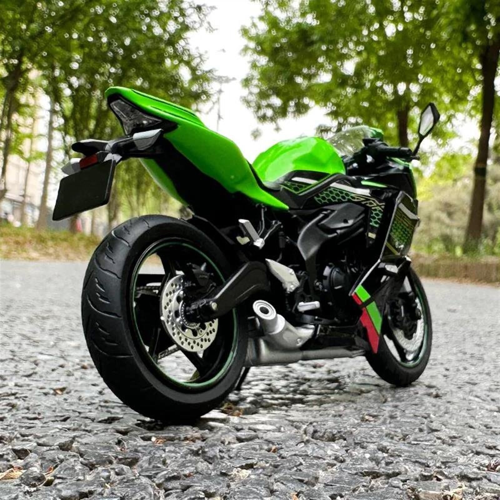Modello 1:12 Per Kawasaki ZX-25R Modello Di Moto Giocattolo Collezione Auto(Vert)