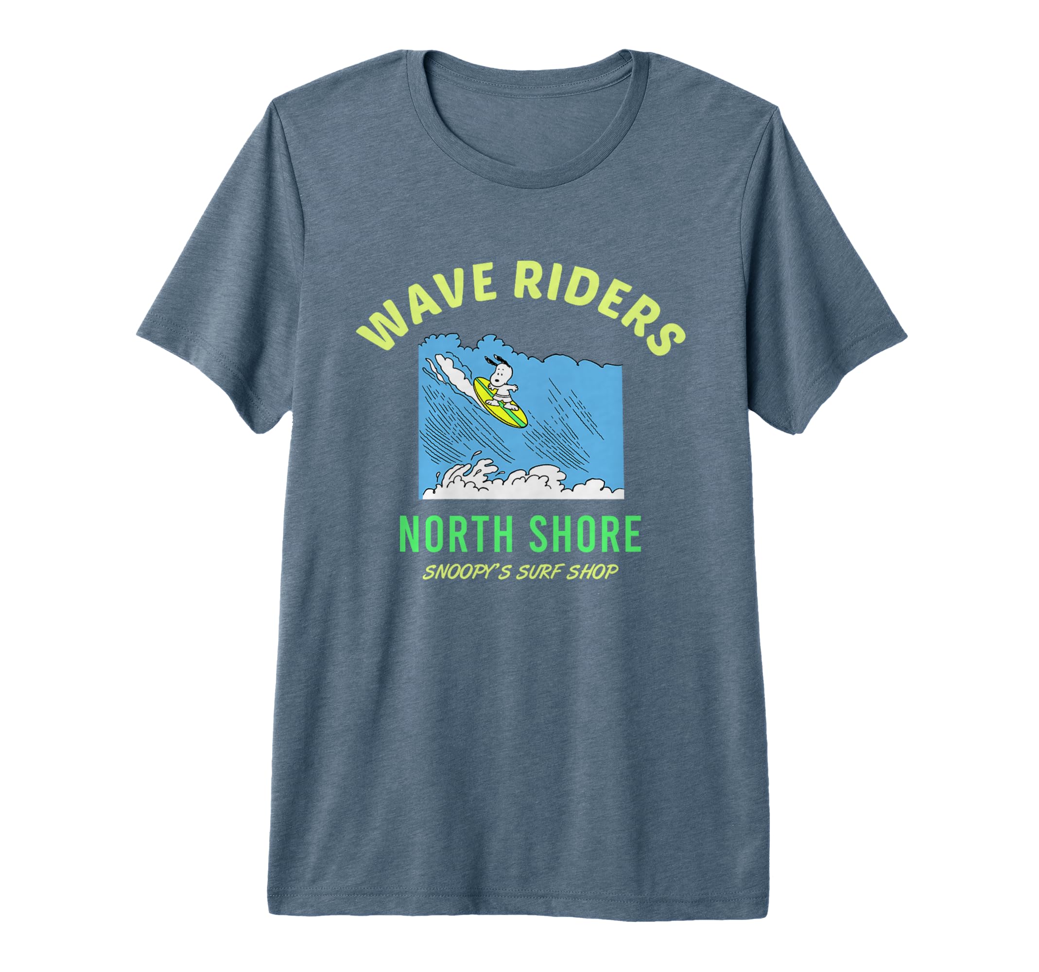 Peanuts Snoopy Wave Riders North Shore Premium Tri-blend T-Shirt
