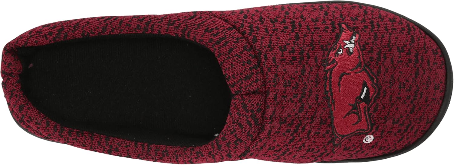 FOCO Mens NCAA College Team Logo Poly Knit Cup Sole Slippers - Image 8