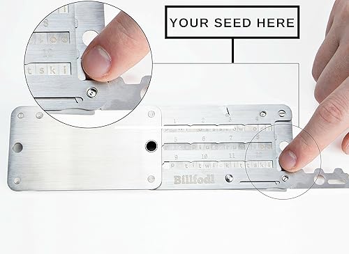 Miniatura 4 de Paquete Cartera de hardware Ledger Nano X + Billfodl para respaldo de palabras semillas, la mejor cartera criptográfica + cartera fría para