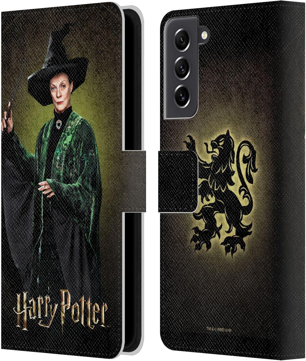 Head Case Designs Officially Licensed Harry Potter Minerva Mcgonagall Chamber of Secrets IV Leather Wallet Case Compatible with Samsung Galaxy S21 FE 5G