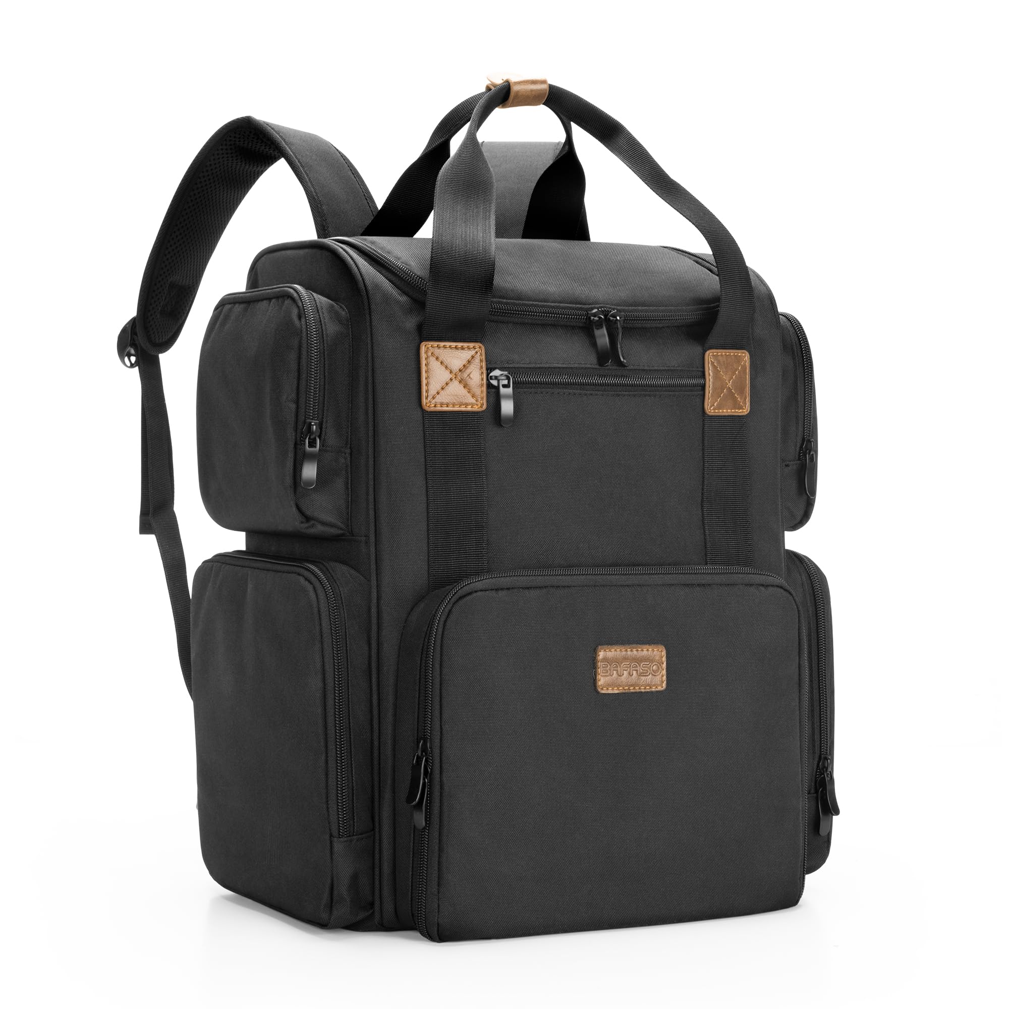 BAFASO Nail Polish Backpack, Black