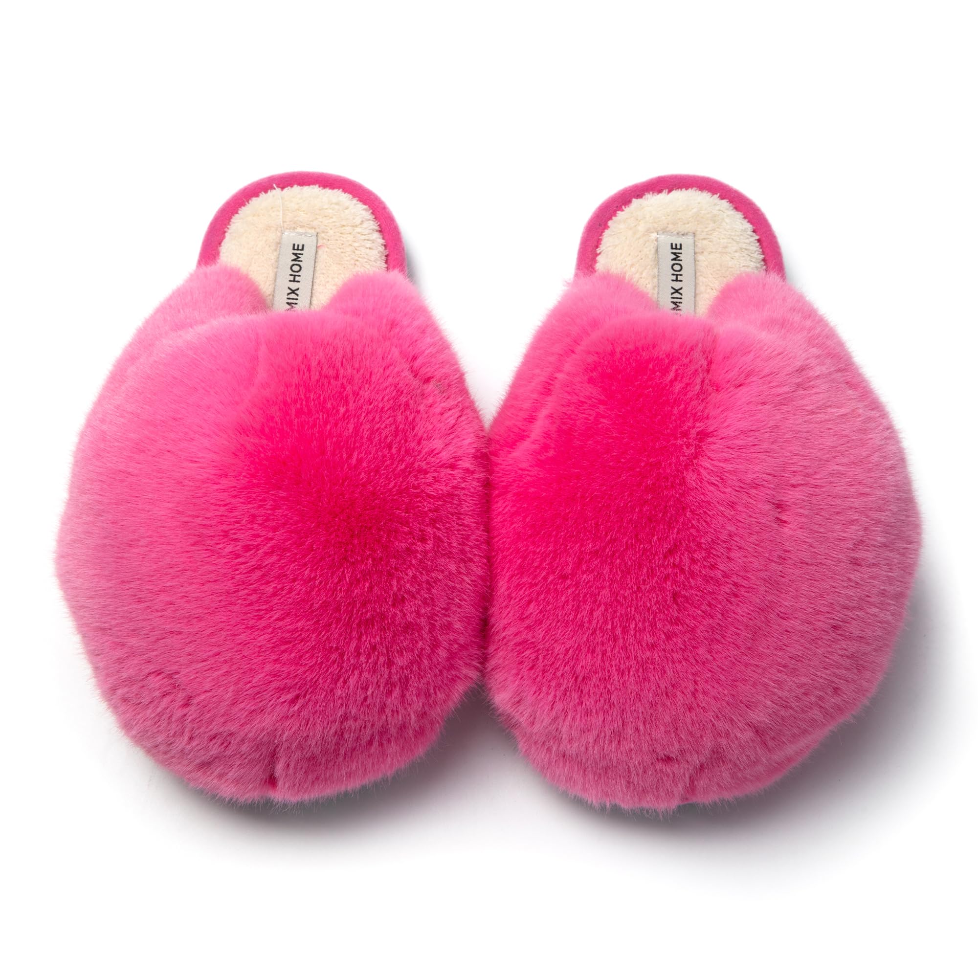 JOMIX Ciabatte Pelose Donna Invernali Pelliccia Sintetica Pantofole Calde