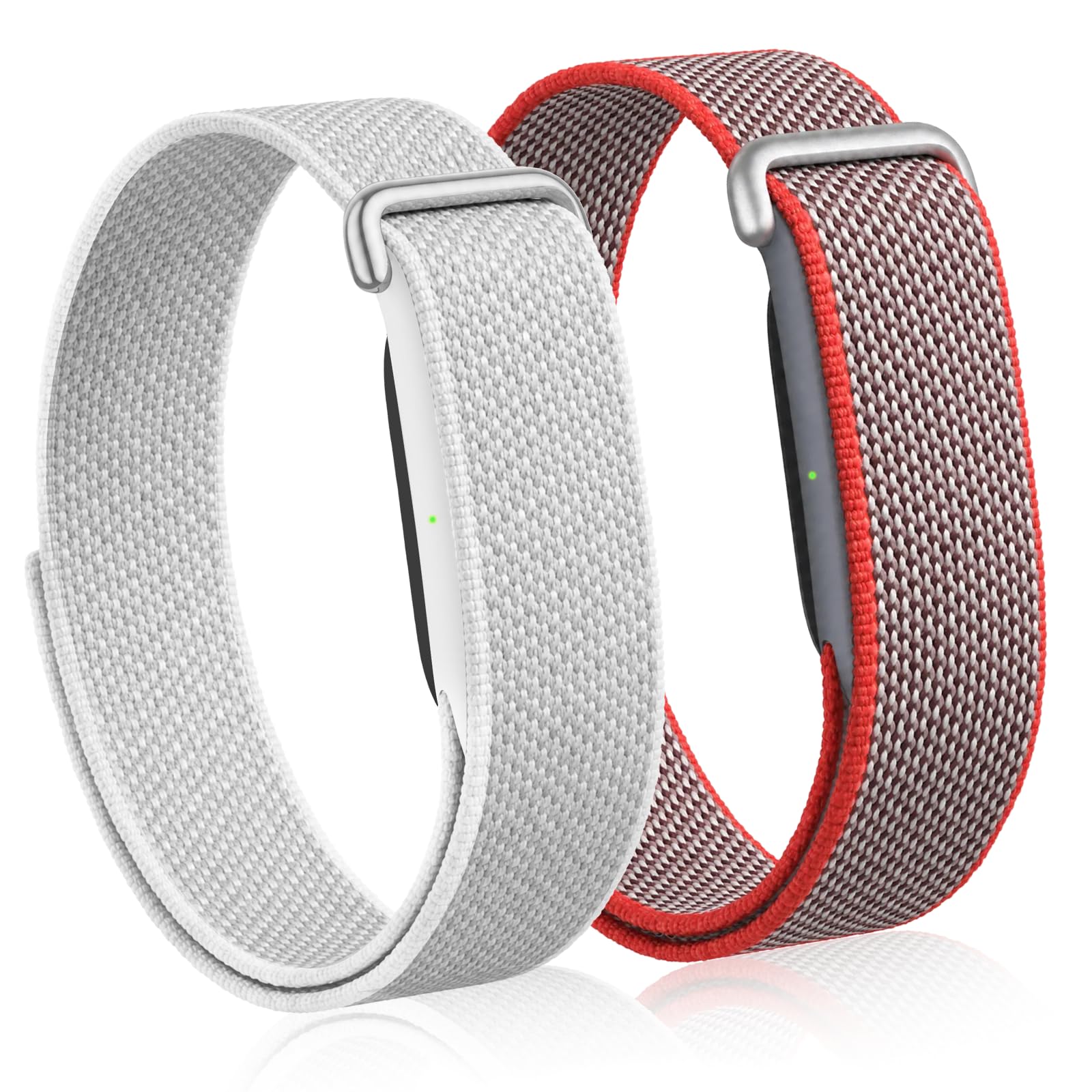Hexasider 2 Pack Nylon Sport Strap Compatible with Google Fitbit Air