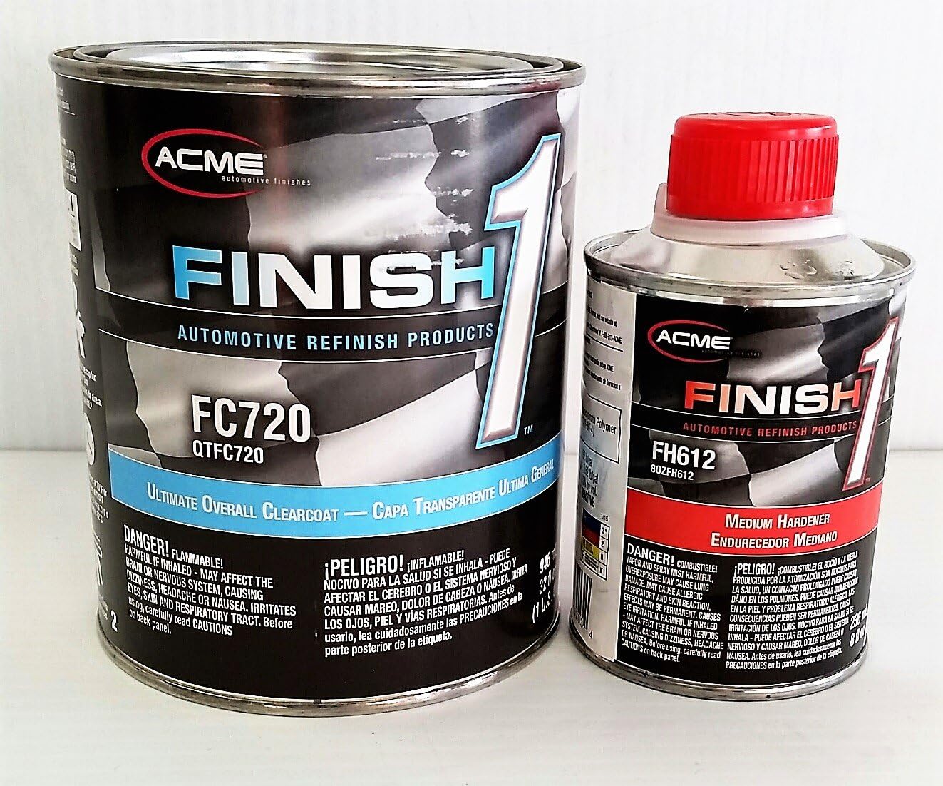 FC 720 Quart Kit W/FH 612 Hardener a Sherwin Williams Finish1 Urethane Clear Coat Restoration