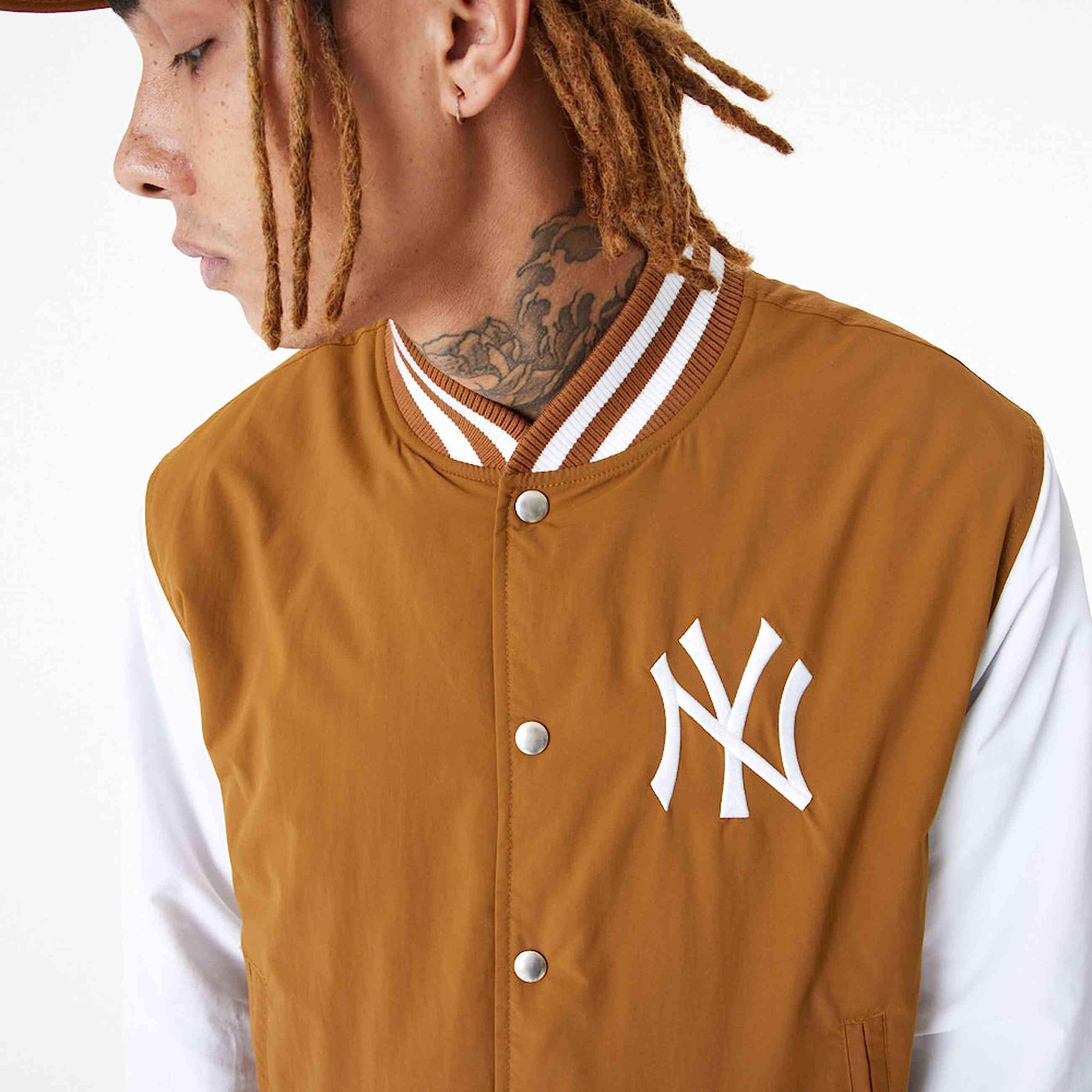 New Era - MLB New York Yankees Bomber Giacca colore marrone