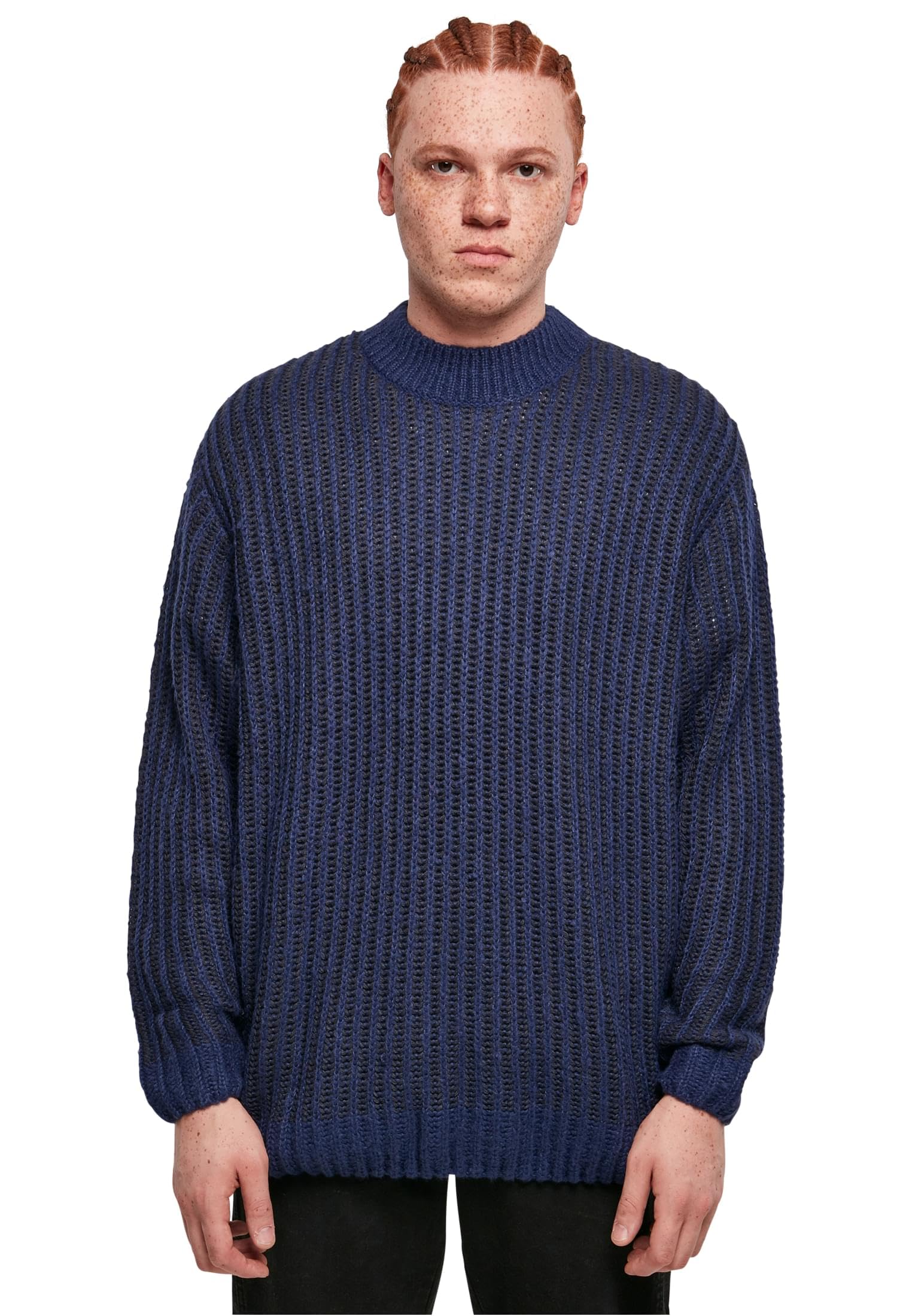 Urban Classics Bluza sportowa Mężczyźni Oversized Two Tone Sweater