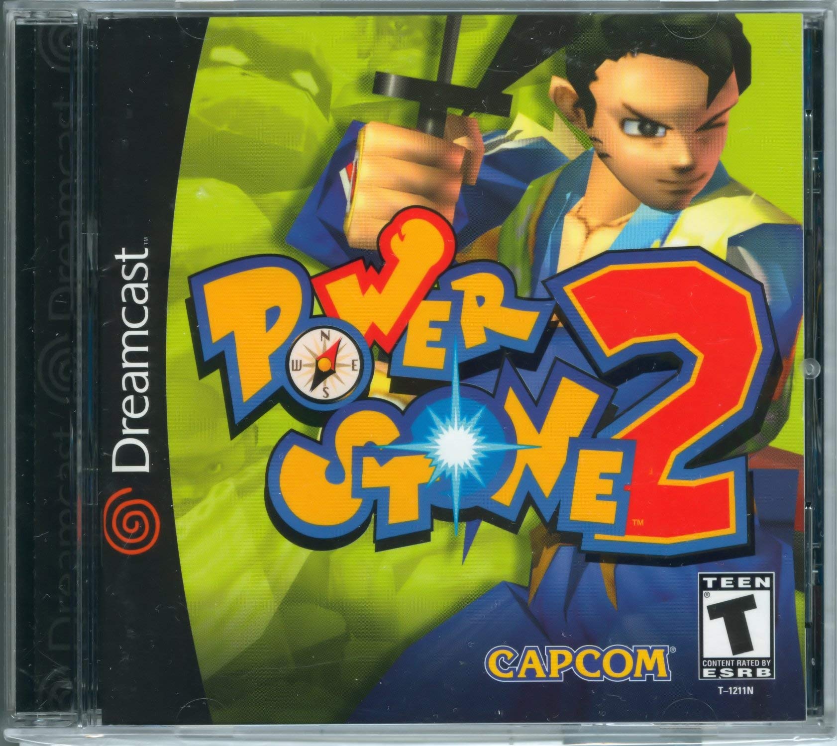 Jeu Power Stone 2 Pour SEGA Dreamcast - Version Japonaise NTSC-J - Bon État Avec Spine Card