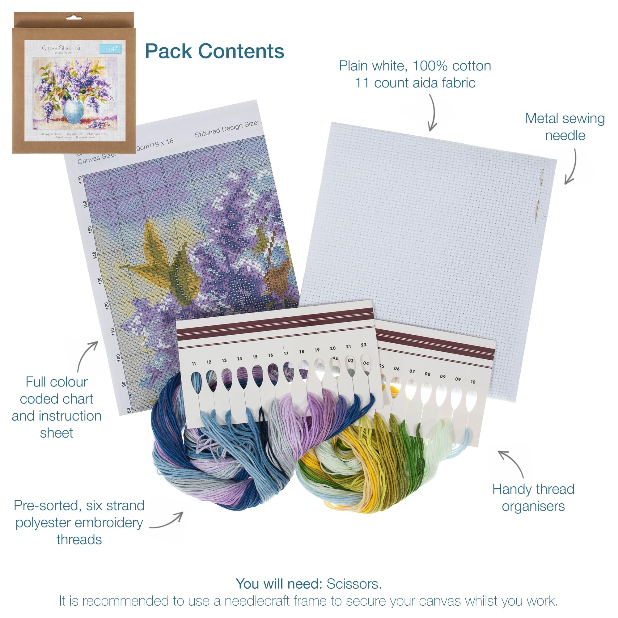 Trimits Large Cross Stitch Kits - Image 4
