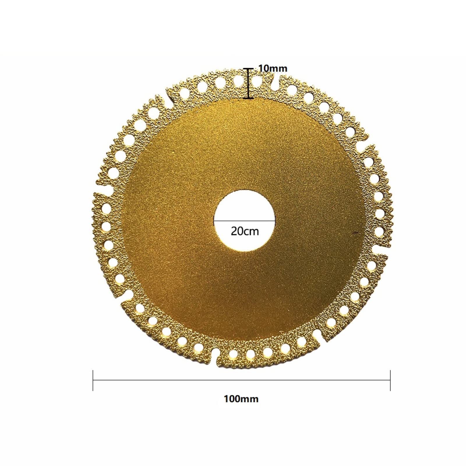 LYVQZPWLRDiamentowa płyta cięcia, Diamentowa tarcza tnąca do szkła 100 mm Ceramiczna tarcza tnąca do płytek Marmuru i betonu Szlifierka kątowa Tarcze do pił tarczowych