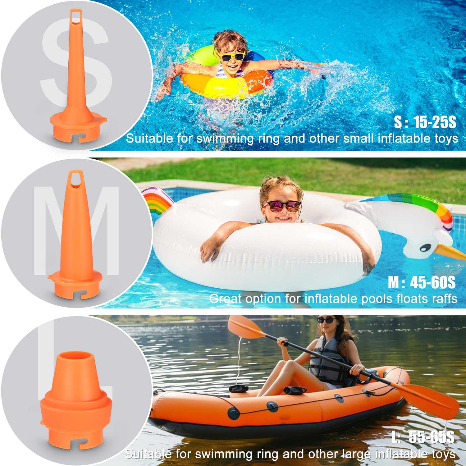Pompa Elettrica,5200mAh Pompa Elettrica per Materasso Gonfiabile può essere rapida per Gonfiare e Sgonfiare,con 4 Ugelli D'aria,Adatto per Materasso Gonfiabile, Materassino Campeggio,Piscina
