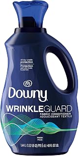 Wrinkleguard Liquid Fabric Softener & Conditioner, Fresh, 48 Fl Oz. Bottle, 48 Fl Oz