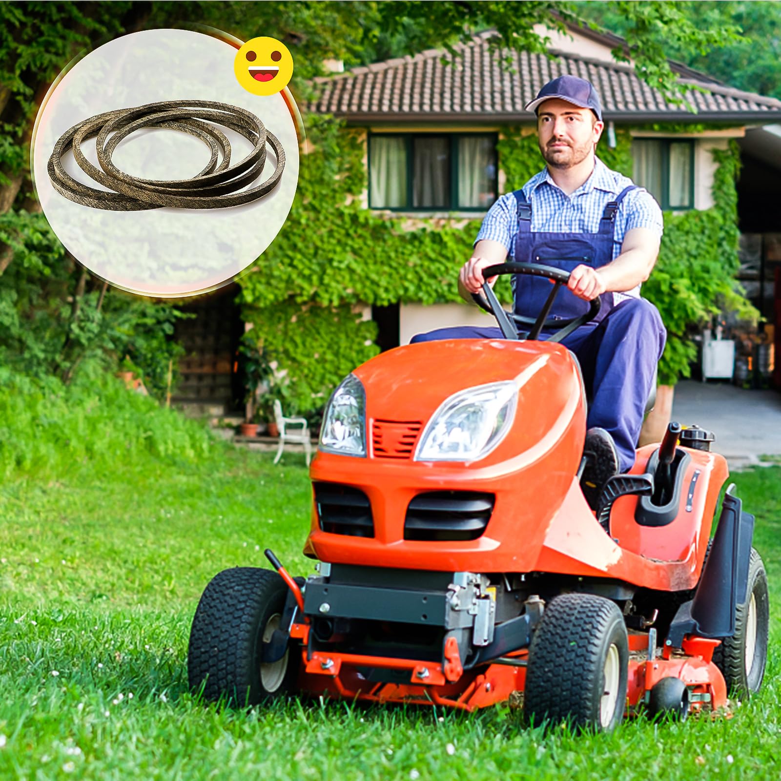 Mower Belt Cub Cadet Troy Bilt Pony Mower Deck Husqvarna Yth24v48