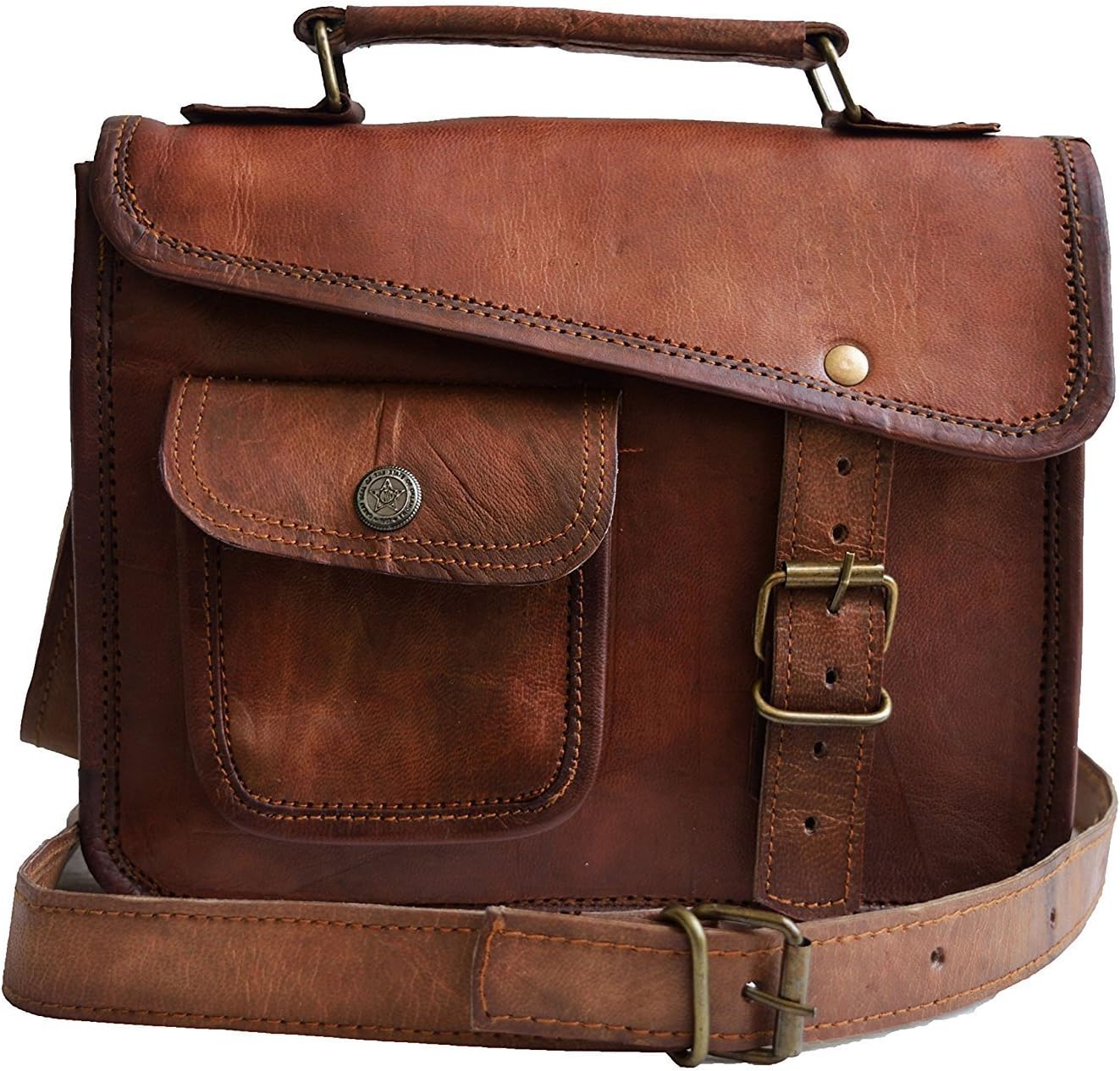 Shy Shy Let's Touch The Sky Indian Hando Art 11" Shoulder Handbag Crossbody Messenger Bag Women & Men Satchel