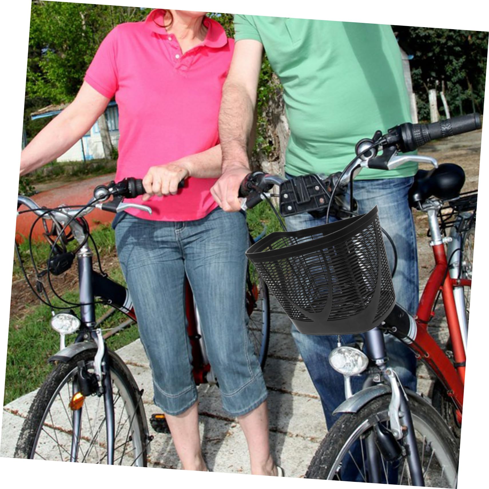 Abaodam Cesto per Bicicletta Anteriore capacità Ampia Facile Installazione Compatibile con Scooter Elettrici e Bici da Città Accessorio per Spostamenti Quotidiani e Shopping
