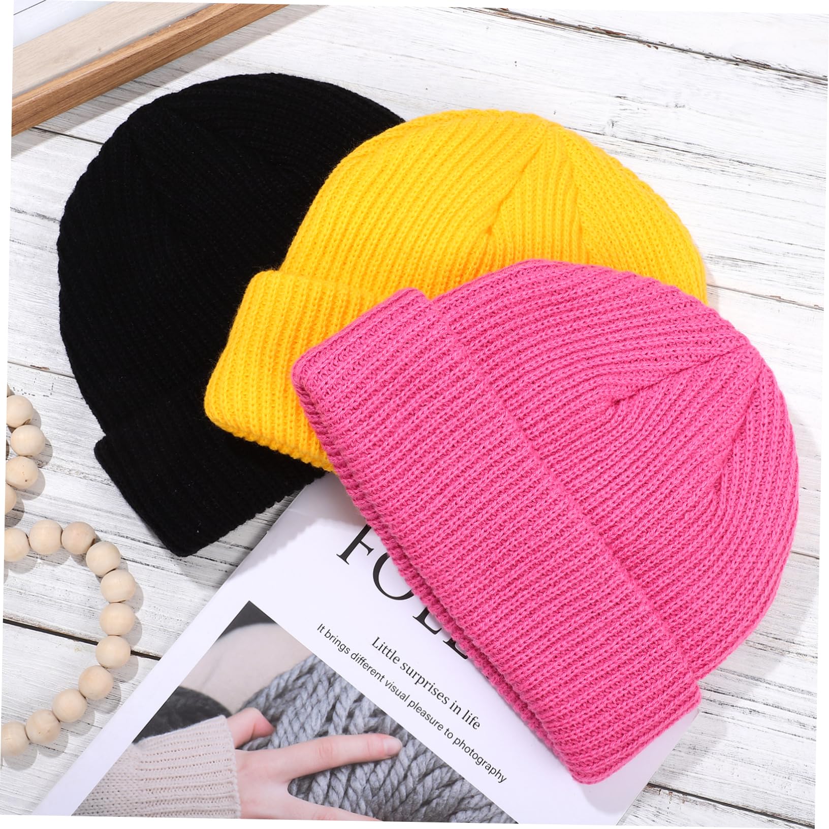 CALLARON Otoño Invierno Tejido Cálido Sombreros Unisex Gorros para Hombres Gorras Gorros para Mujer Tapa Gorro Termico Beanie Gorros Calientes Gorro De Esquí Acrílico