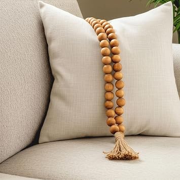 Sagebrook Home Wooden Beads Garland