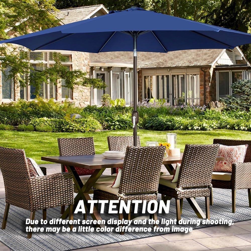 Patio Umbrella Top Canopy Replacement Cloth, Replacement Umbrella Top Cover Fabric, 6 Ribs Outdoor Garden Swimming Pool Parasol Market Table Umbrella Top Canopy Replacement Canvas(Oxford Blue,6.5FT) : Patio, Lawn & Garden