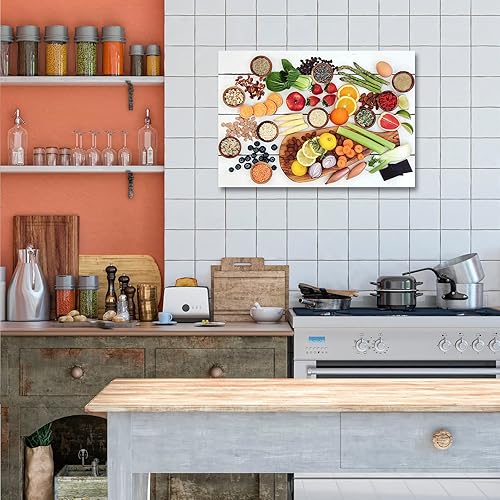 Vista 118 de Arte de decoración de pared para comedor, cocina, cocina, comedor, especias, verduras, cocina, comedor, decoración de pared, pintura artística