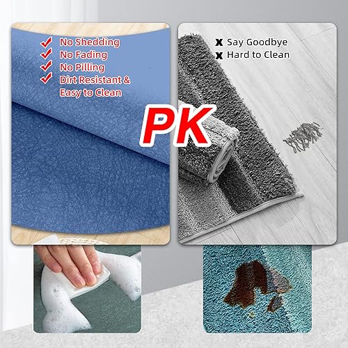 Miniatura 5 de Diatomaceous Earth - Tapete de baño para bañera, de secado rápido, antideslizante, tapete de piedra de baño, súper absorbente, lavable a máquina,