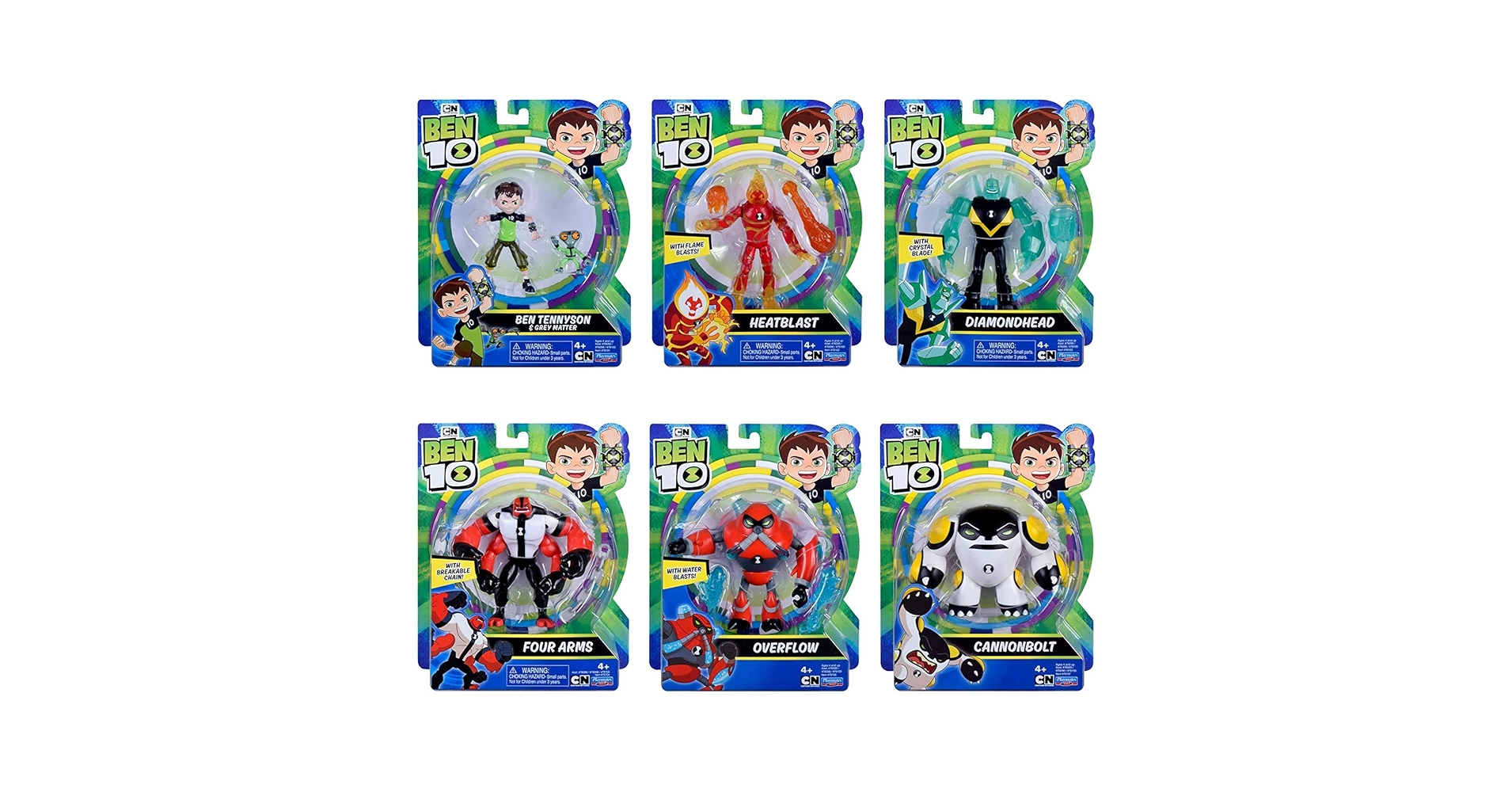 Amazon.com: Ben 10 Figure Set - 6 Figures in Rustbucket