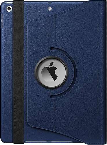 Vista 119 de Fintie - Funda giratoria para iPad de 9ª generación / 8ª generación / 7ª generación, de 10.2 pulgadas, funda giratoria en 360 grados, funda Azul