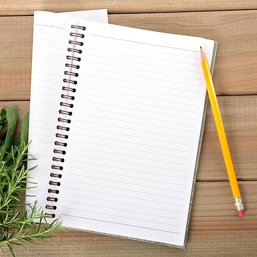 Miniatura 3 de Ecezatik Cuaderno de espiral inspirador, diario inspirador, diario inspirador para mujeres y hombres, cuaderno de espiral Tenacity de 8.3 x 5.5