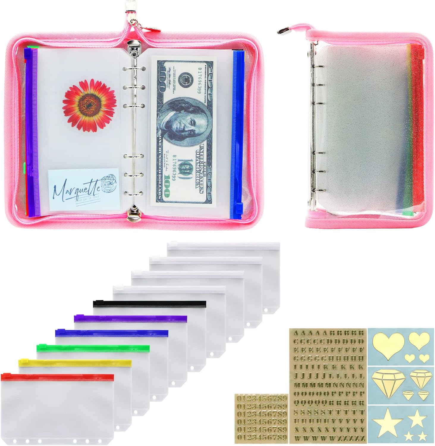 RIIEYOCA A6 Soft PVC Notebook Binder Cover, A6 Budget