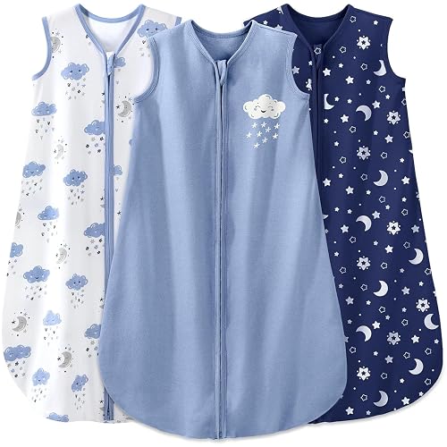 Organic sleep sack, two-way zip
