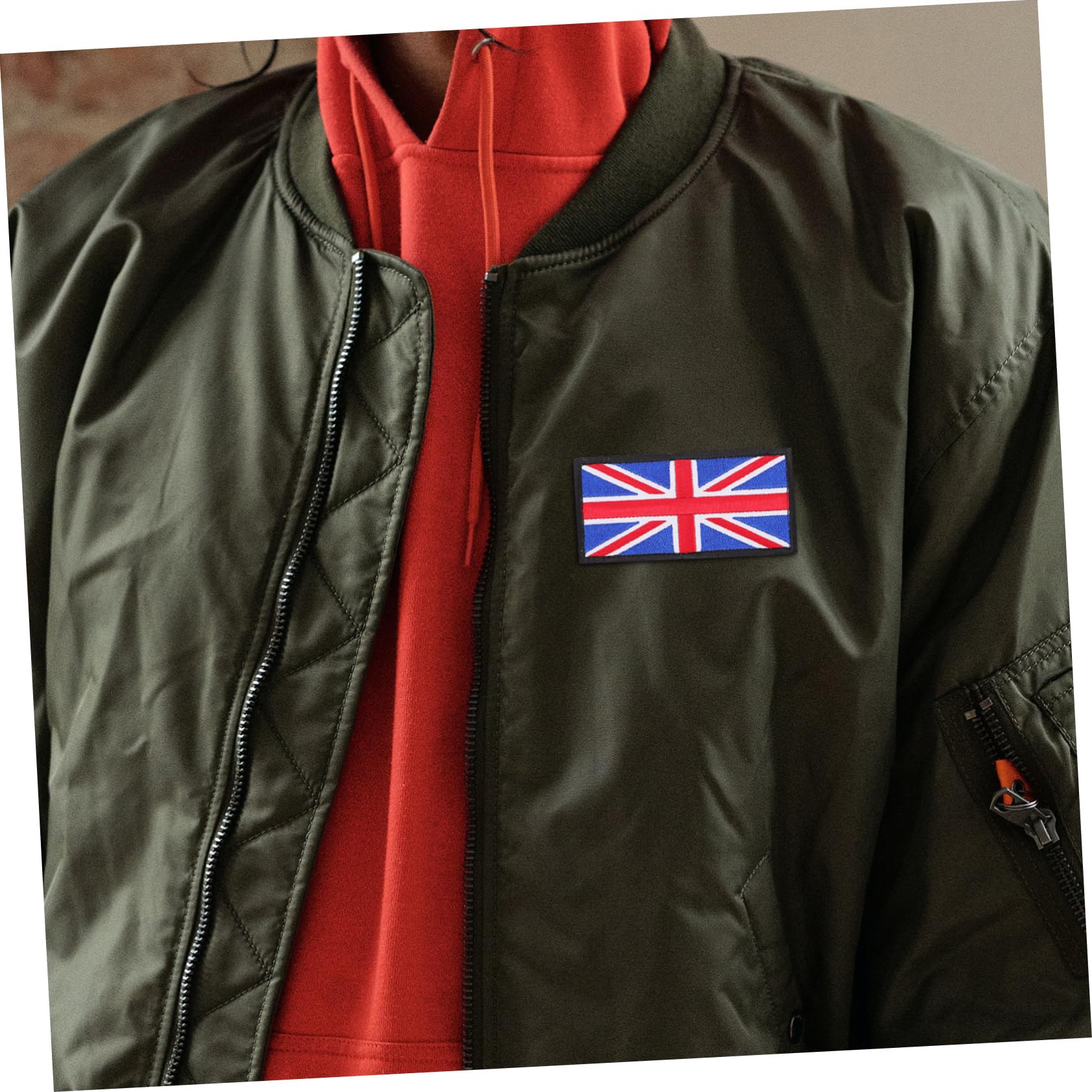 OSALADI 5 Set Toppe Ricamate Bandiera Inglese Patches Termoadesive Per Abbigliamento Riparazione E Decorazione Vestiti Borse E Accessori Facili Da Usare E Pratiche 2 Pezzi * 5