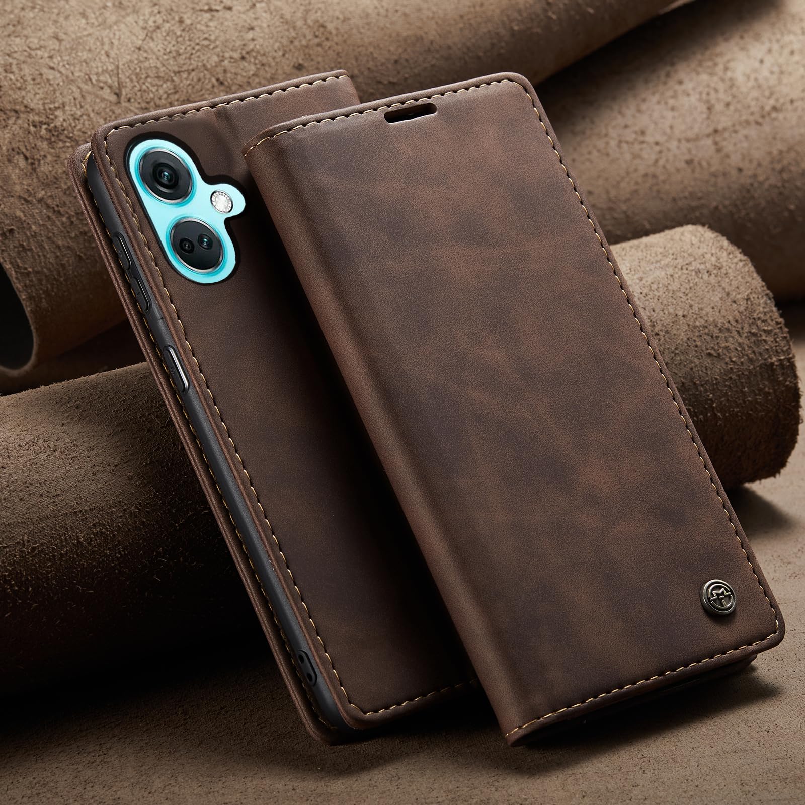 Excelsior Premium Retro PU Leather Wallet Flip Case Cover for Oneplus Nord CE3 5G (Coffee) (B0CQKJ77TH) Amazon Price History, Amazon Price Tracker