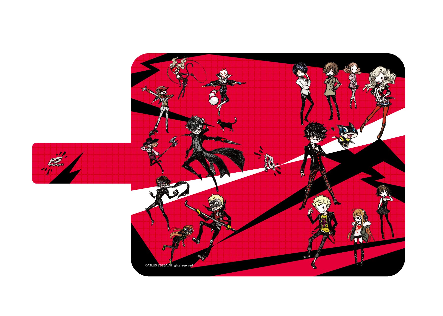 Amazon.co.jp: ペルソナ5 01 集合(グラフアートデザイン) 手帳型マルチ
