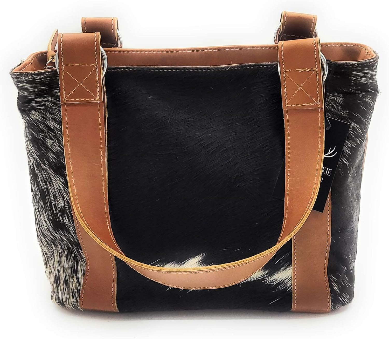 The Highlands Genuine Cowhide Tote Handbag