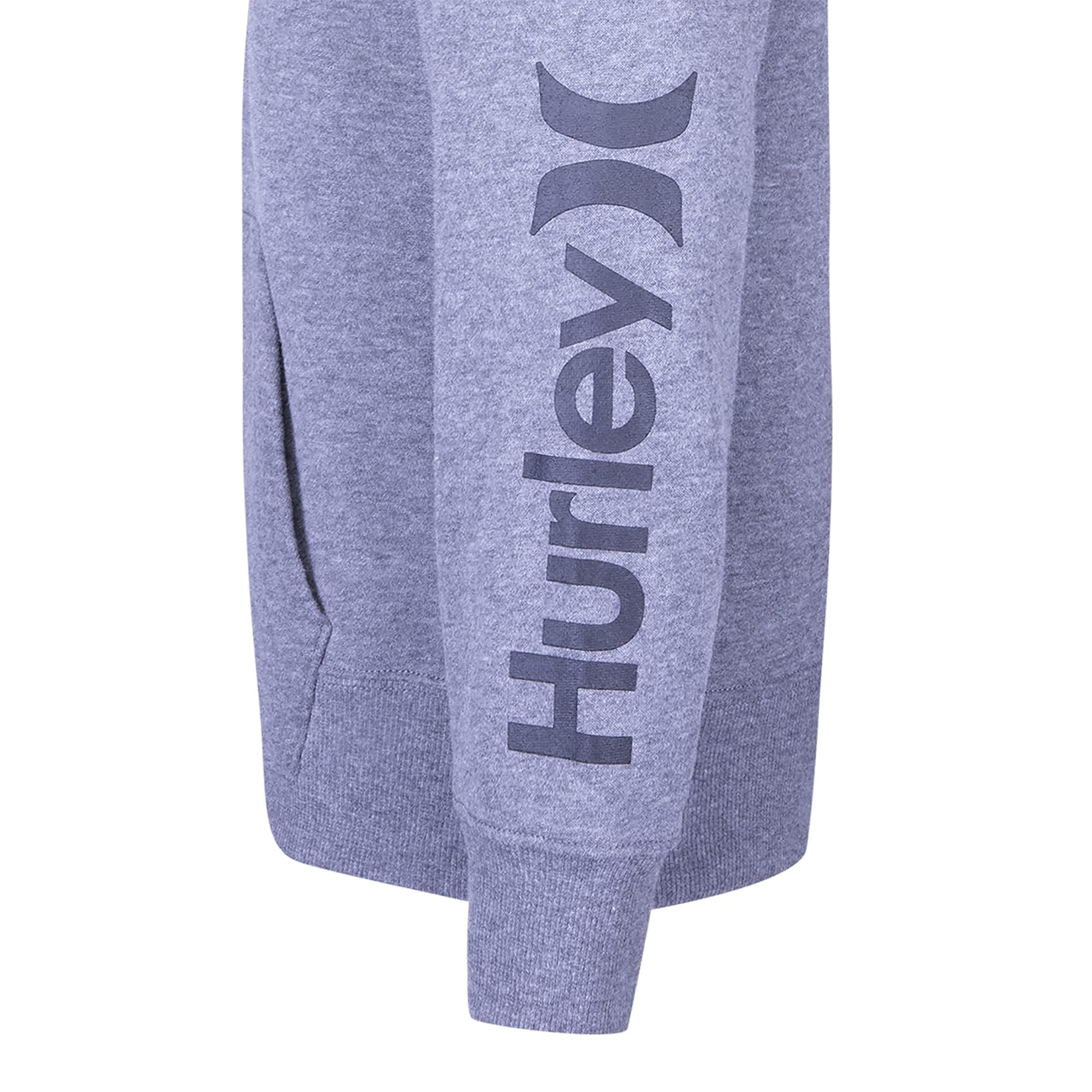 Hurley Chłopięca bluza z kapturem O&o Camo Fleece Po Hoodie sweter z kapturem, węgiel (Charcoal Heather), 12 años, Węgiel (Charcoal Heather), 12 lat