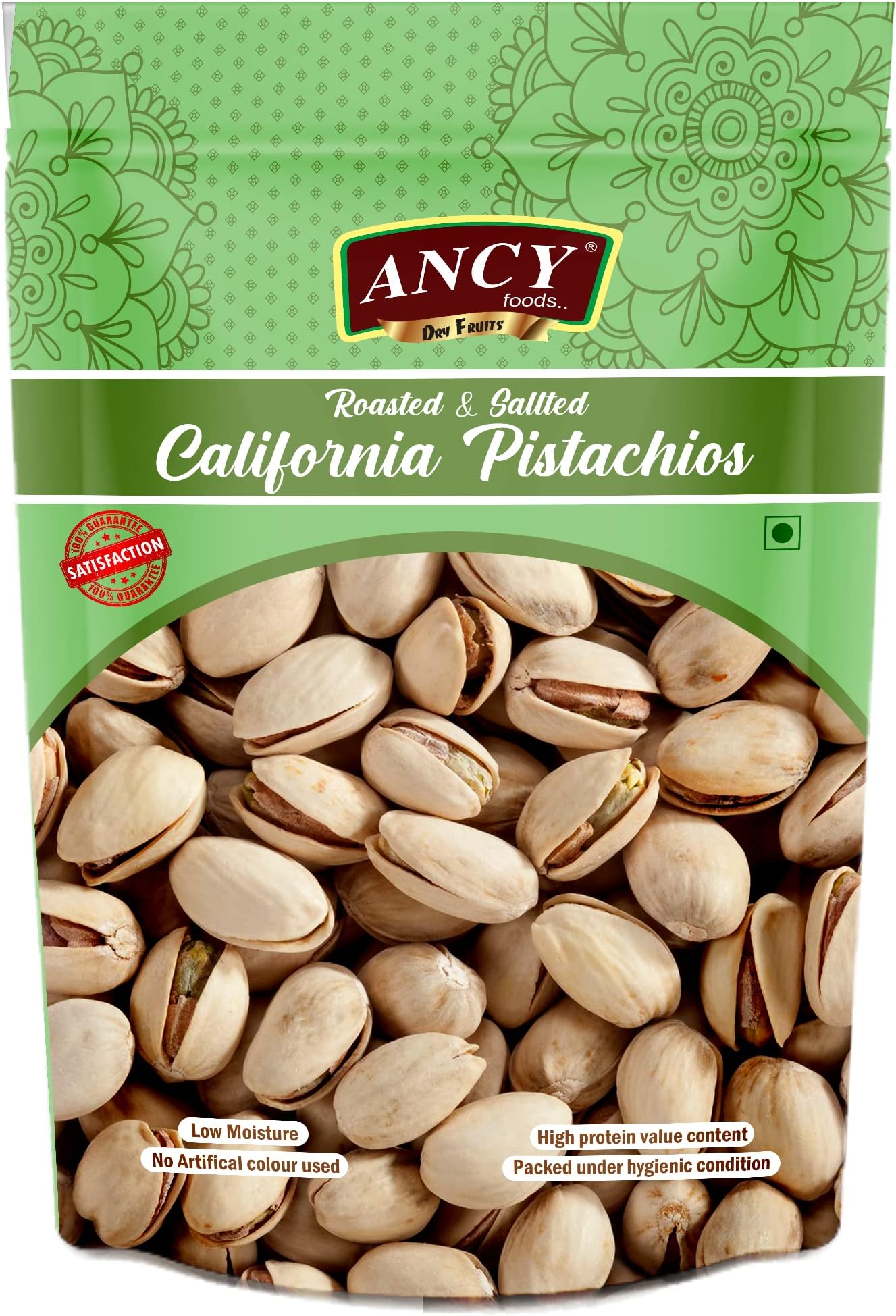 Ancy Foods No.1 Inshell Pistachios Pista,, 250 g