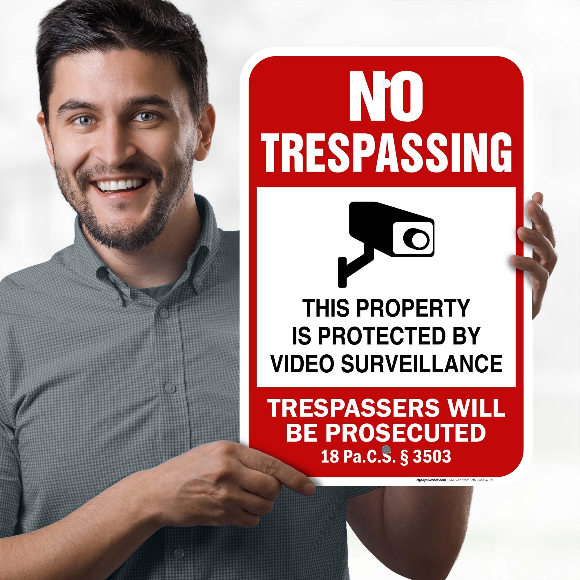 amazon-com-pennsylvania-no-trespassing-this-property-is-protected-by-video-surveillance-sign-12x18-inches-rust-free-063-aluminum-fade-resistant-made-in-usa-by-my-sign-center-patio-lawn-garden for Free Printable No Trespassing Letter Pennsylvania Amazon.com : Pennsylvania No Trespassing This Property Is Protected By Video Surveillance Sign, 12x18 Inches, Rust Free .063 Aluminum, Fade Resistant, Made in USA by My Sign Center : Patio, Lawn & Garden for Free Printable No Trespassing Letter Pennsylvania