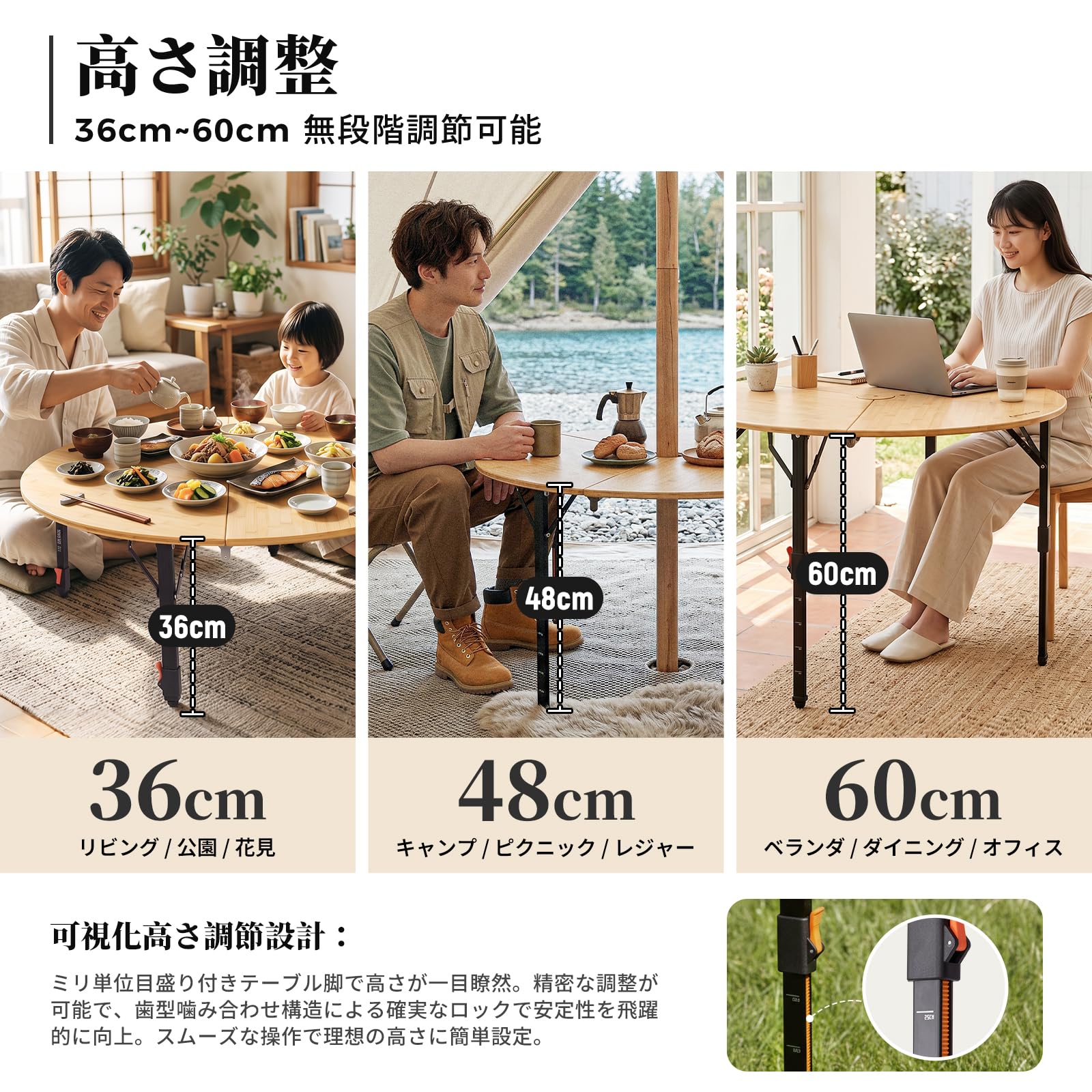 Amazon.co.jp: KingCamp アウトドア テーブル ワンポールテント