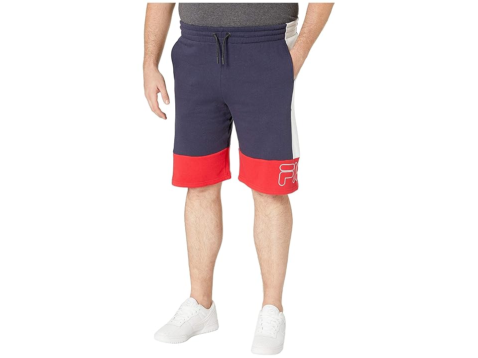 

Fila Reiley Shorts (Peacoat/Chinese Red/White) Men's Shorts, Black