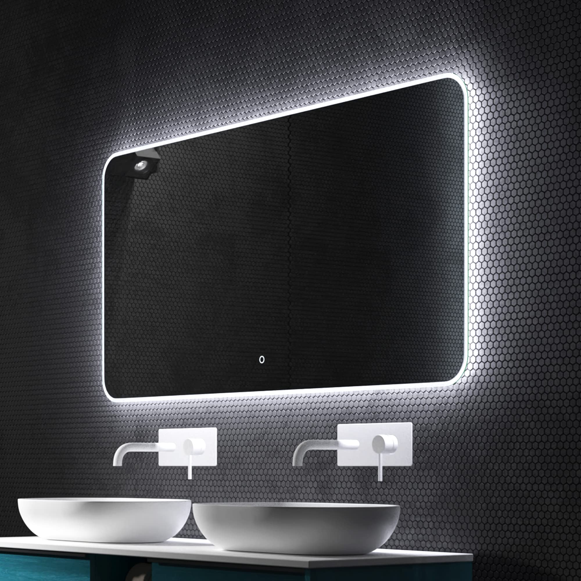 Mai & Mai Design LED Wall Mirror 1400 x 700 mm Anti-Fog Coating  